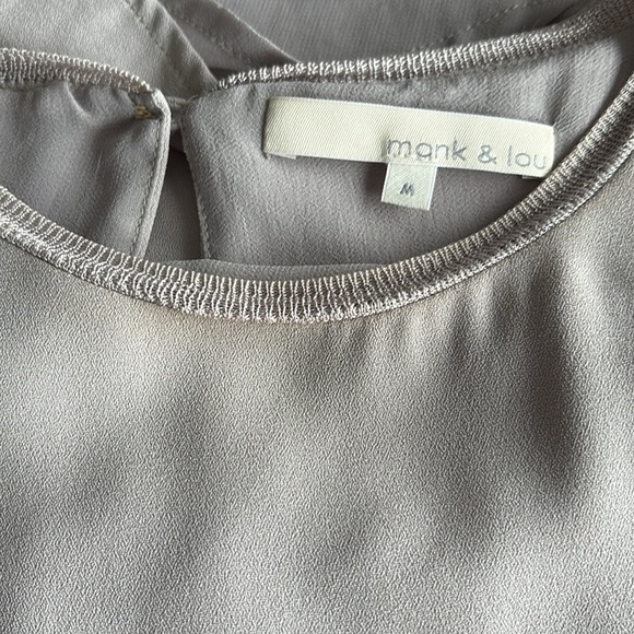 Monk & Lou Mauve Sleeveless Sheath Dress | Medium - Picture 7 of 7